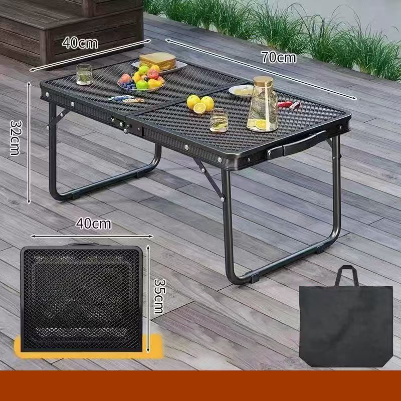 Mesa plegable de malla
