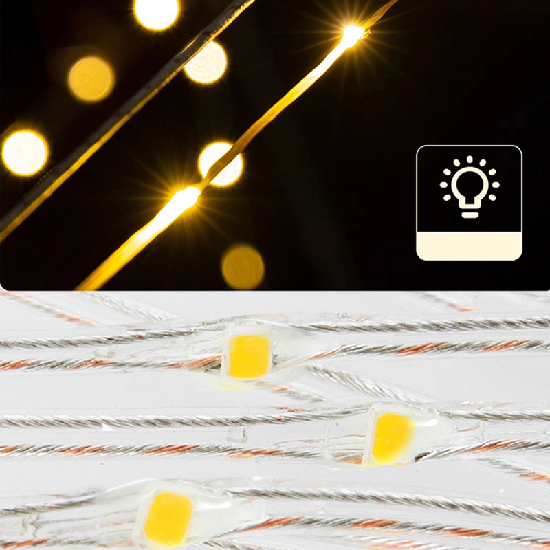Cadenas de luces para acampar