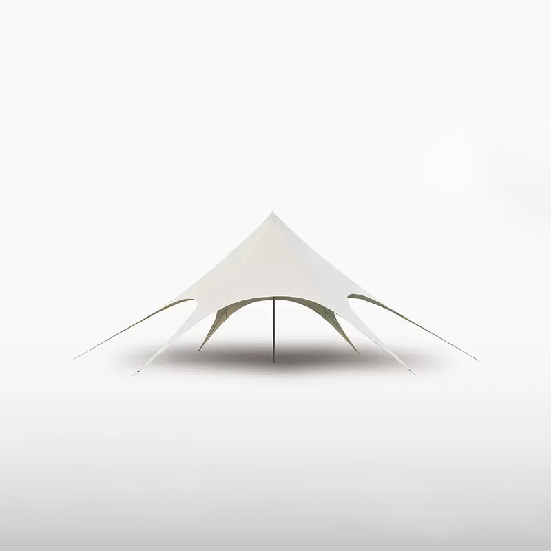 Toldo cuadrado de tres picos