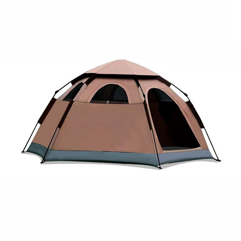 Tienda de campaña hexagonal