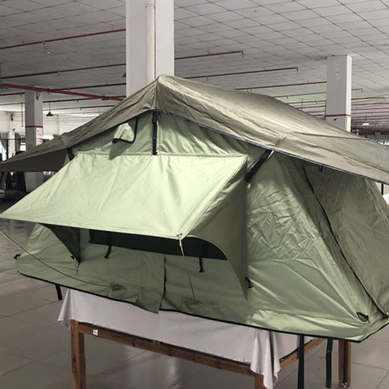 Tienda de campaña en la azotea de doble capa