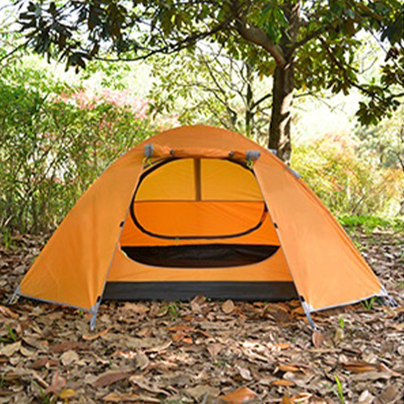 Tienda de campaña naranja de doble pared MSCT126