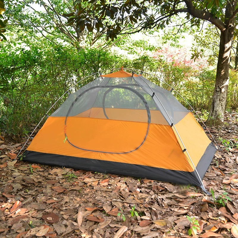 Tienda de campaña naranja de doble pared MSCT126