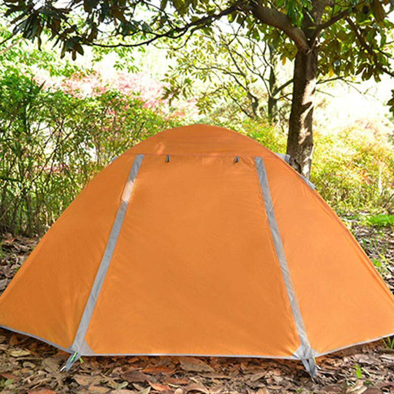 Tienda de campaña naranja de doble pared MSCT126