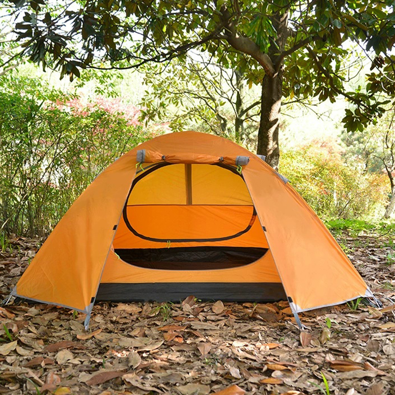 Tienda de campaña naranja de doble pared MSCT126