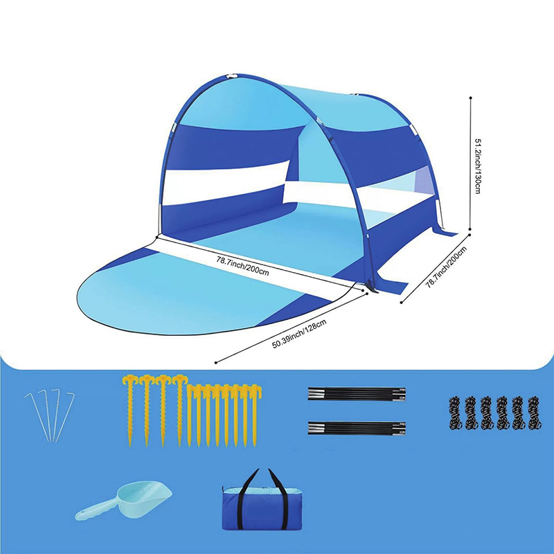 MSBT119 Tienda de playa plegable de una sola capa