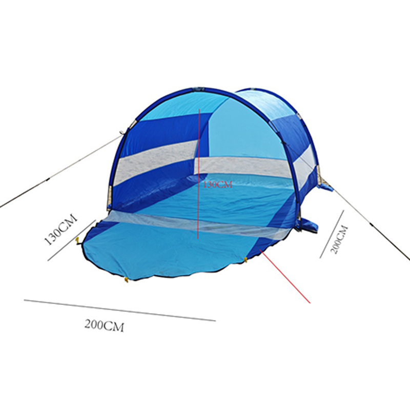 MSBT119 Tienda de playa plegable de una sola capa