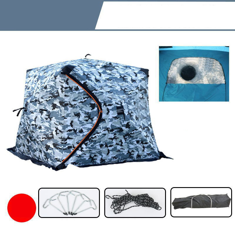 Tienda de campaña de invierno de tres capas