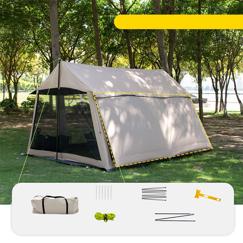 Toldo cuadrado caqui
