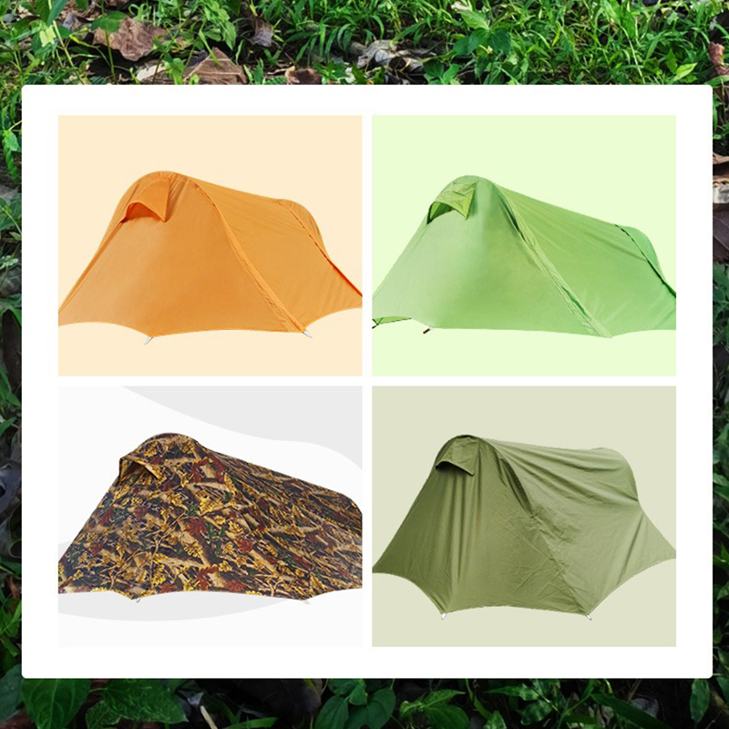 Tienda de campaña con cama plegable