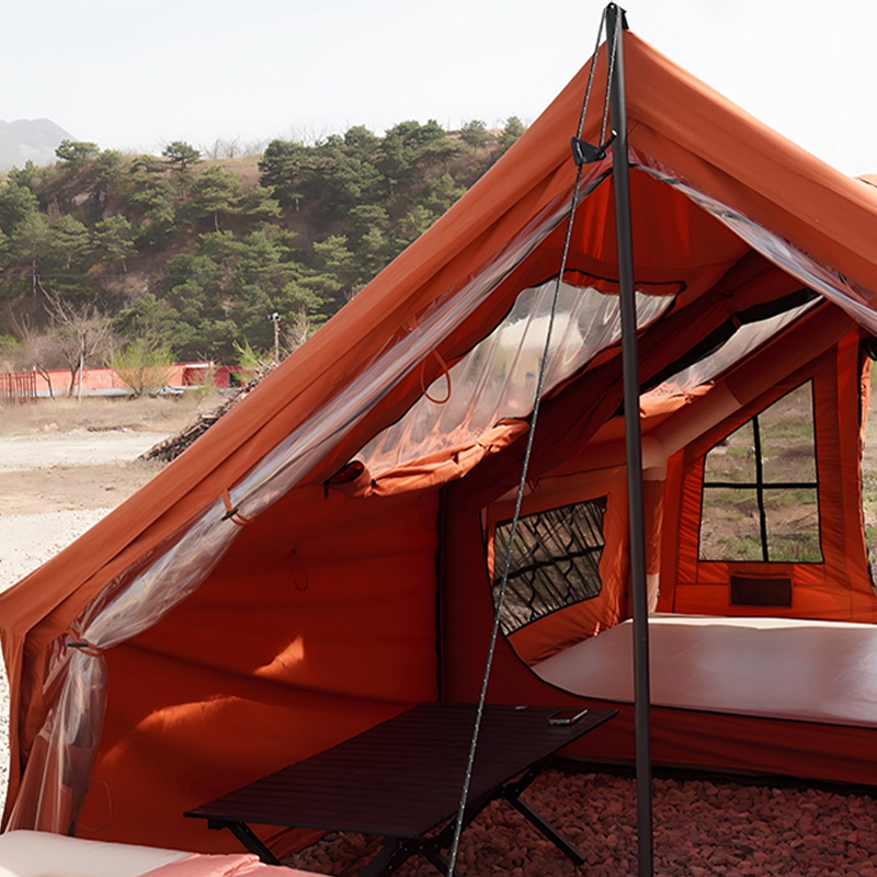 Tienda Hinchable Naranja Poliéster-Algodón