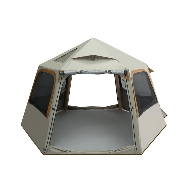 Tienda automática inflable hexagonal