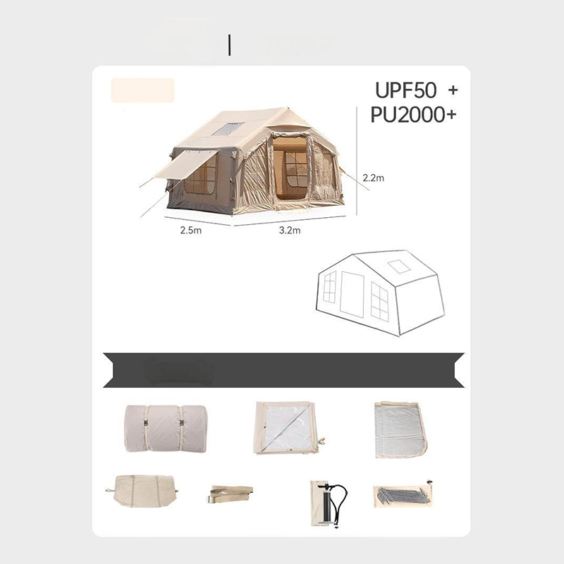 Tienda de campaña de cumbrera de una sola capa de apertura rápida