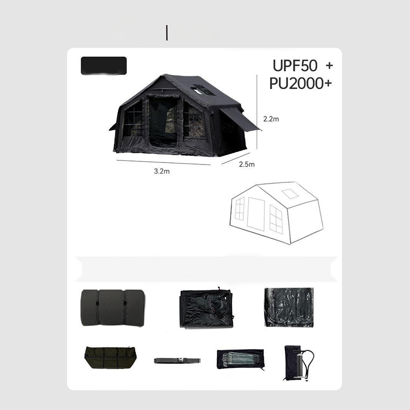 Tienda de campaña de cumbrera de una sola capa de apertura rápida