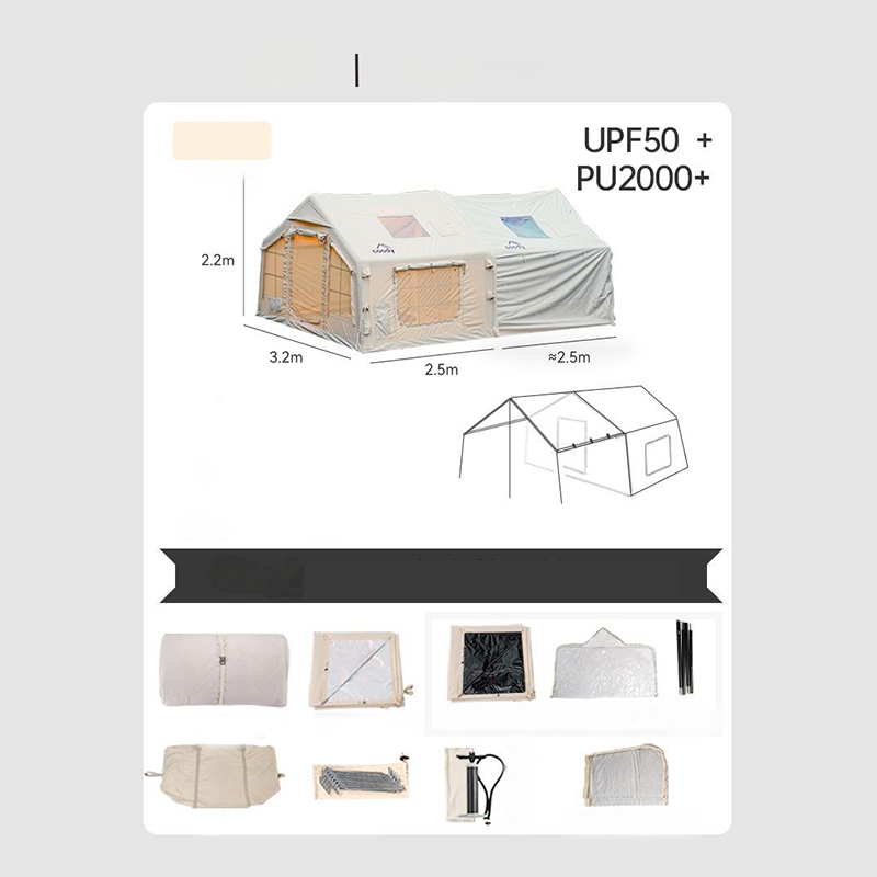 Tienda de campaña de cumbrera de una sola capa de apertura rápida