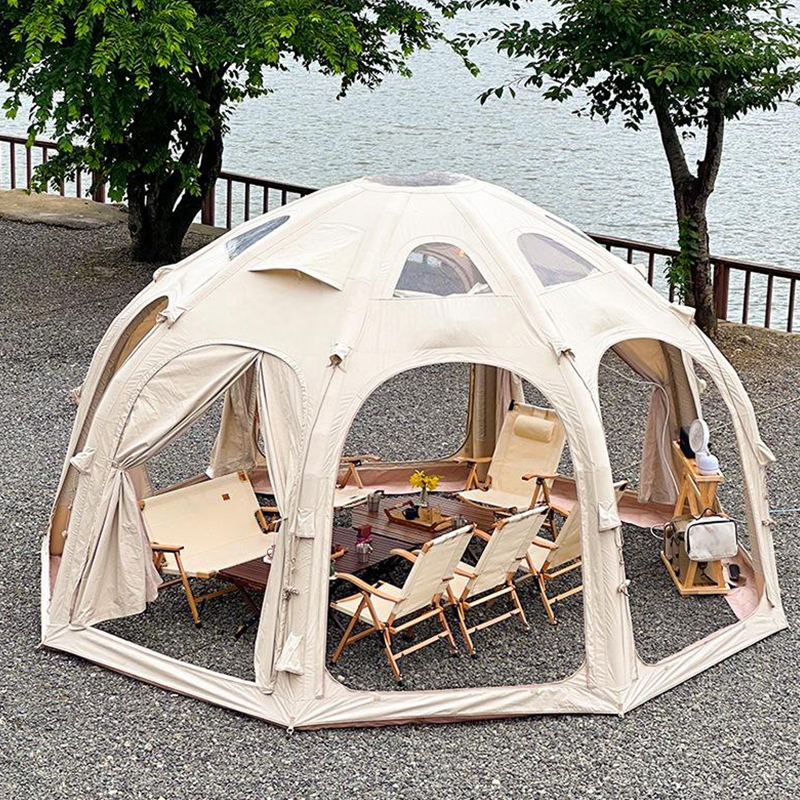Carpa esférica de PVC de doble capa