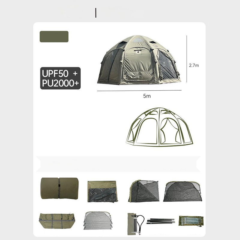 Carpa esférica de PVC de doble capa