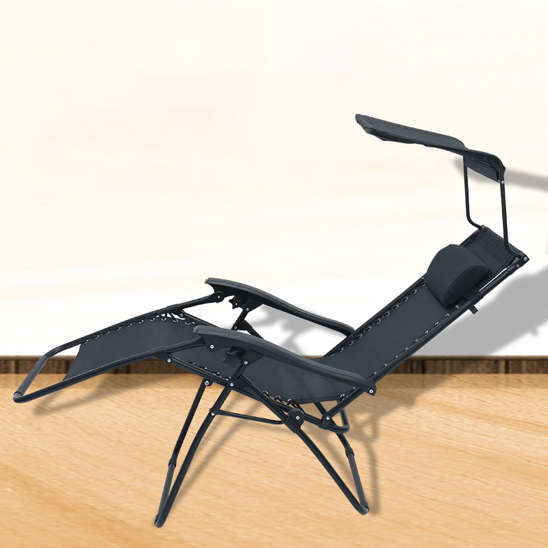 Silla plegable con sombrilla