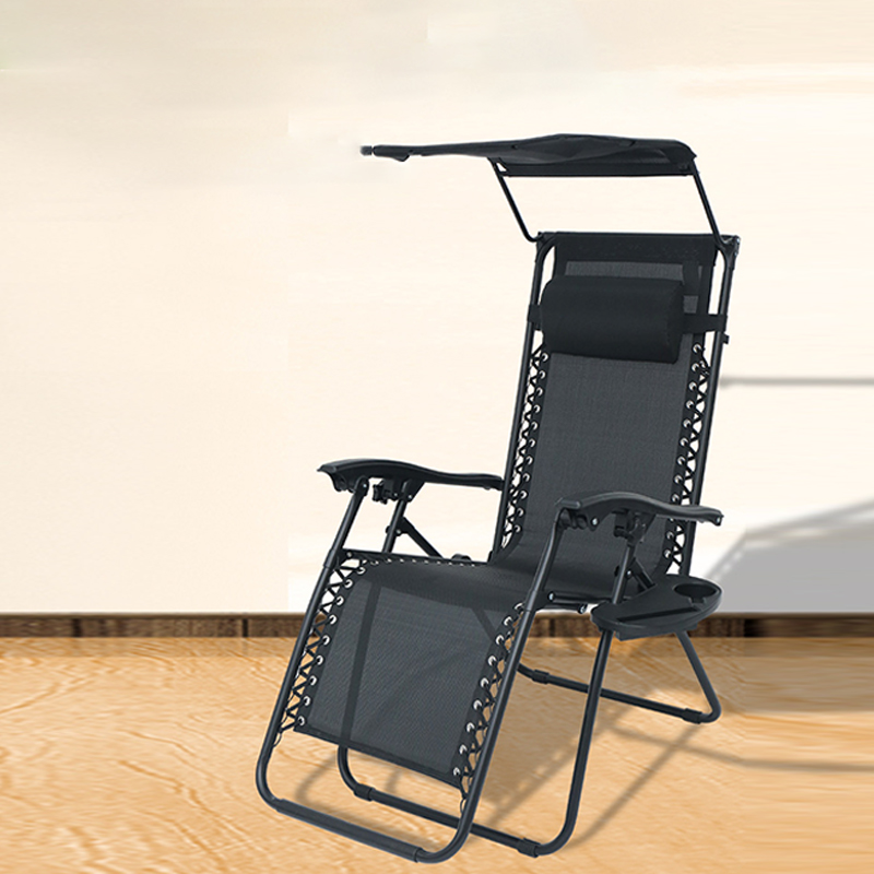 Silla plegable con sombrilla