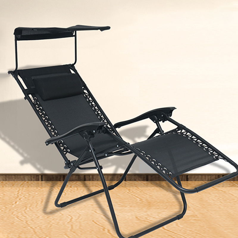 Silla plegable con sombrilla