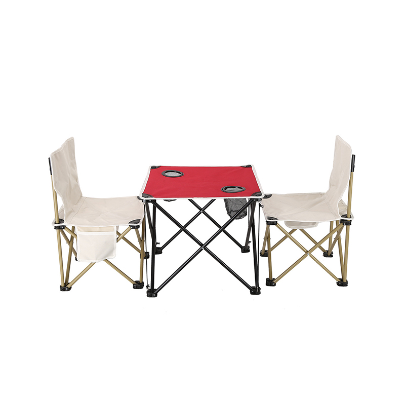 Juego de mesa y silla plegables