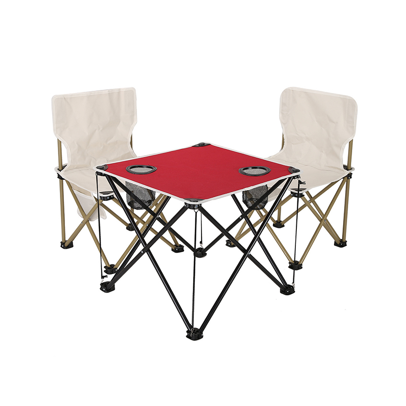 Juego de mesa y silla plegables