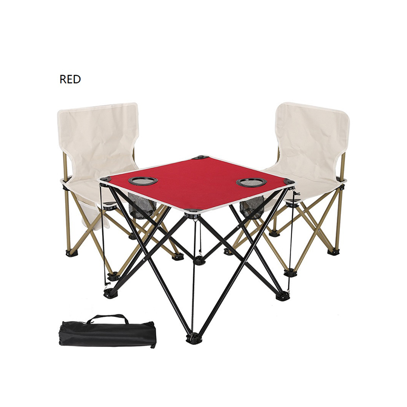 Juego de mesa y silla plegables