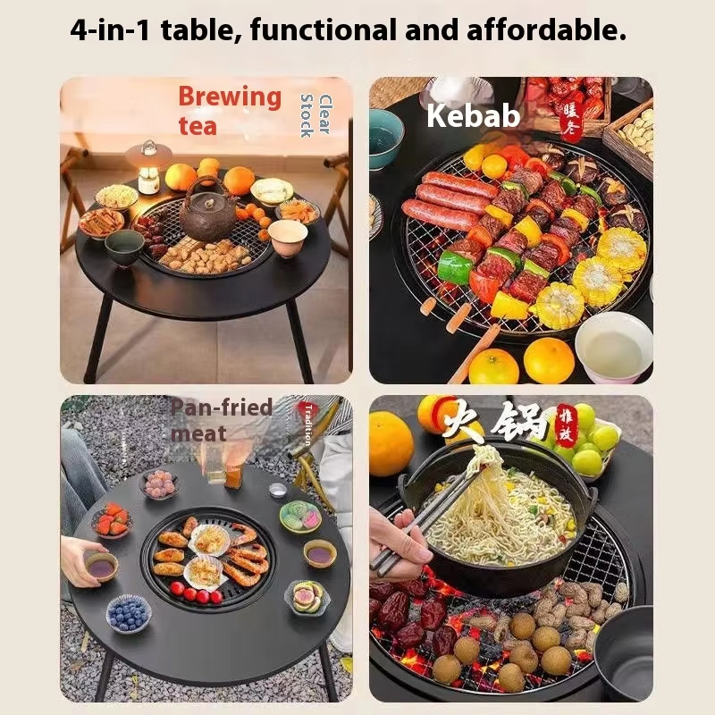 Parrilla plegable multifunción