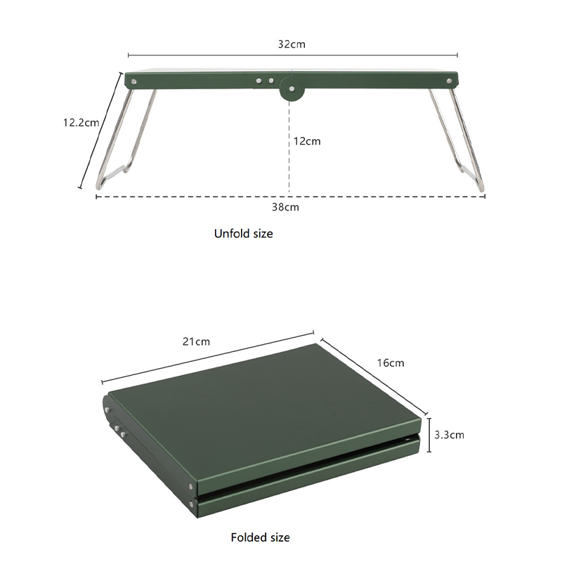 Mesa plegable de aleación de aluminio para exteriores