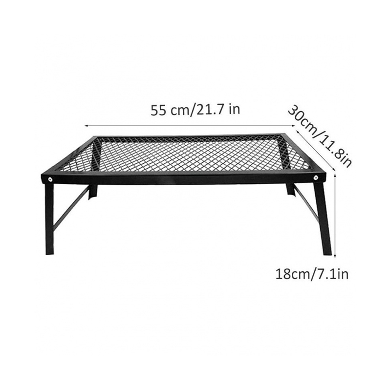 Mesa de barbacoa plegable para acampar