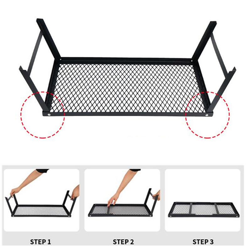 Mesa de barbacoa plegable para acampar