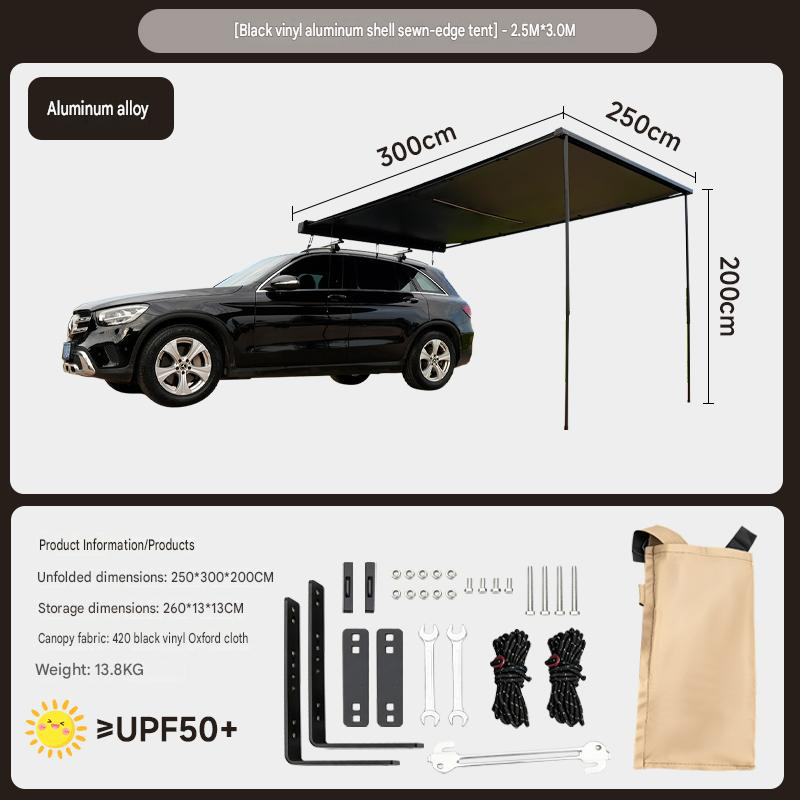 Toldo lateral del coche